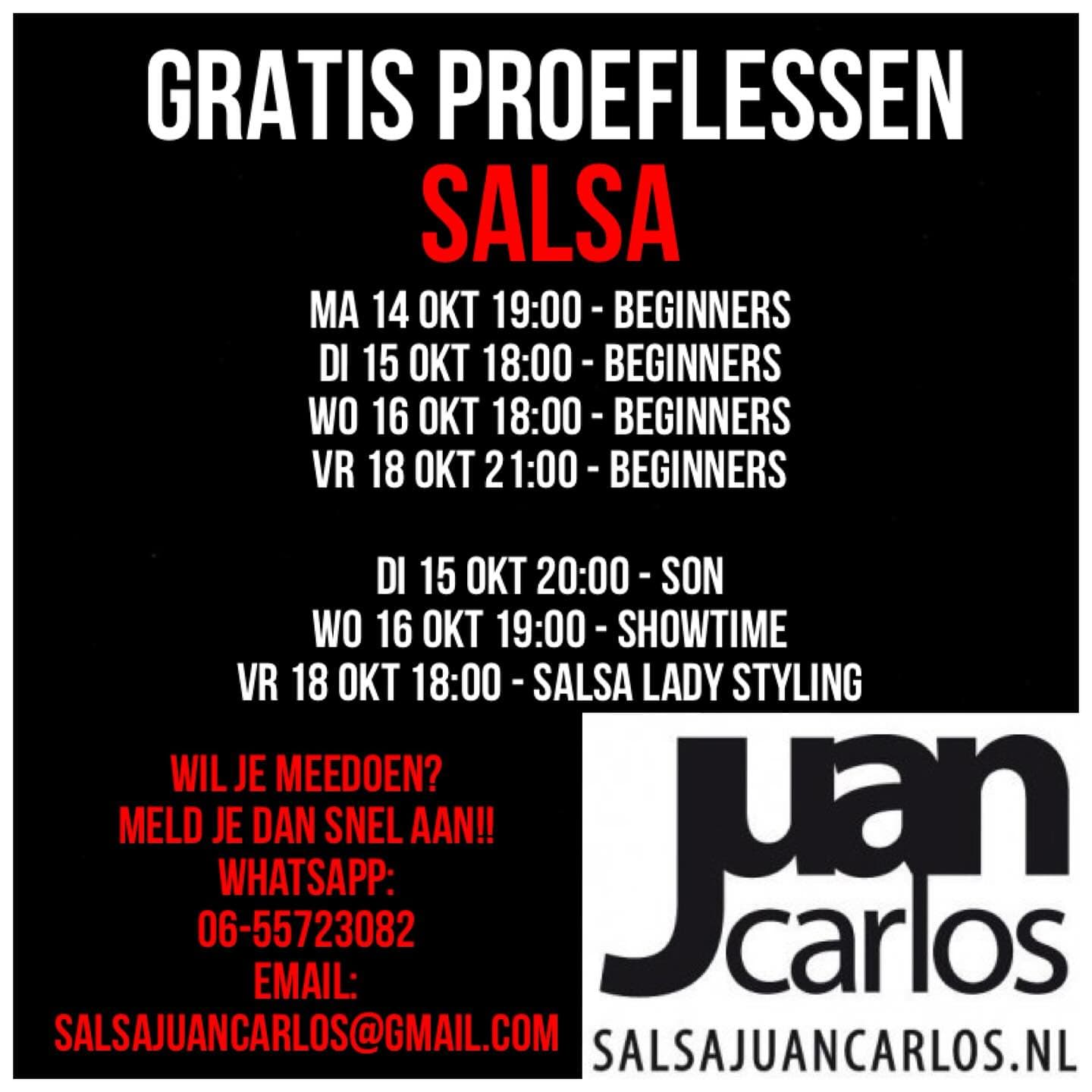 Proeflessen Salsa